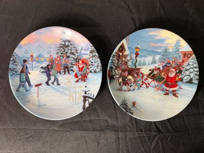 Lenox 'Santa's Journey' Porcelain Party Plates - Set of 4