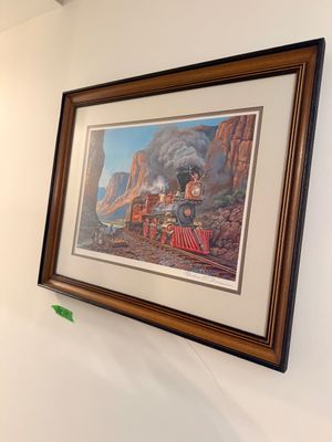 Theodore A. Xaras 'Running the Gorge' Signed Lithograph
