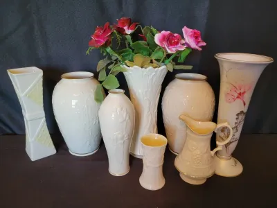 LENNOX, BELEEK AND HEINRICH & CO VASES