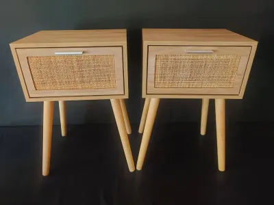MODERN BOHO-STYLE NIGHTSTANDS