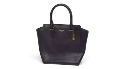 Sale Photo Thumbnail #4: Coach black leather bag