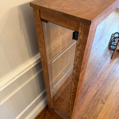 Gorgeous Wooden and Glass Display Case