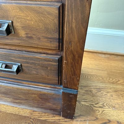 Wooden Multi-Drawer Apothecary Style Chest