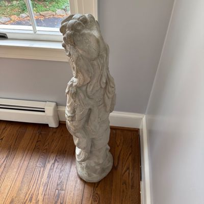 Cast Stone Quan Yin Standing Statue