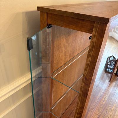 Gorgeous Wooden and Glass Display Case