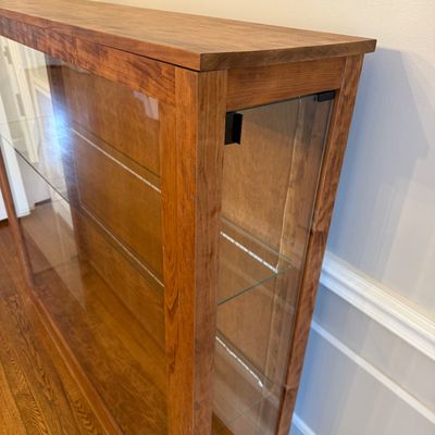 Gorgeous Wooden and Glass Display Case