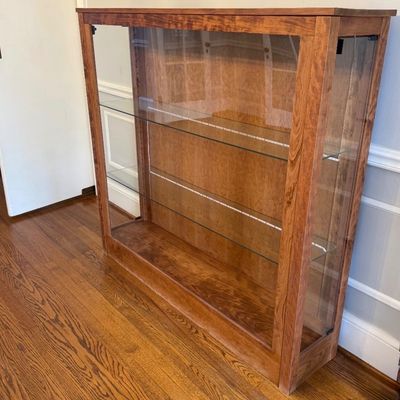 Gorgeous Wooden and Glass Display Case
