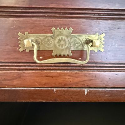 Marble Top Three-Drawer Chest