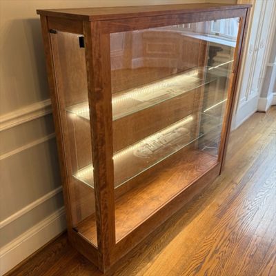 Gorgeous Wooden and Glass Display Case