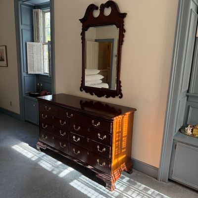 Councill Craftsman 10-Drawer Dresser with Wall Mirror