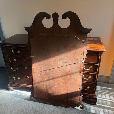 Councill Craftsman 10-Drawer Dresser with Wall Mirror
