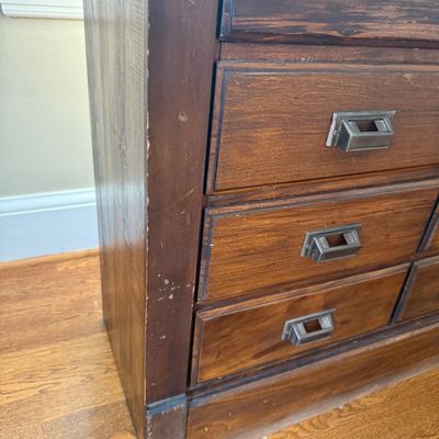 Wooden Multi-Drawer Apothecary Style Chest