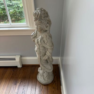 Cast Stone Quan Yin Standing Statue