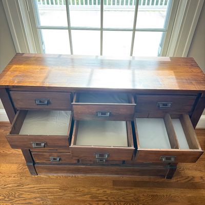 Wooden Multi-Drawer Apothecary Style Chest