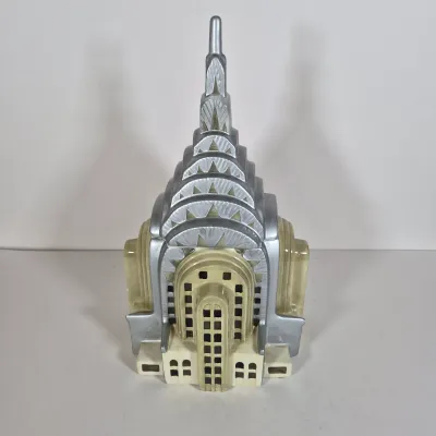 LOT 193K: Vintage Treasure Craft Chrysler Building Ceramic Cookie Jar