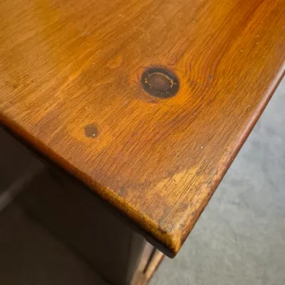 LOT 15X: Antique Solid Wood Chest of Drawers