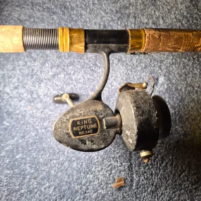LOT 172B2: Collection of Vintage Fishing Rods and Reels