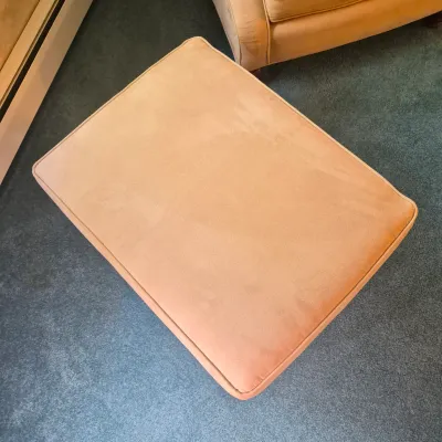 LOT 20W: Broyhill Microfiber Chair and Ottoman