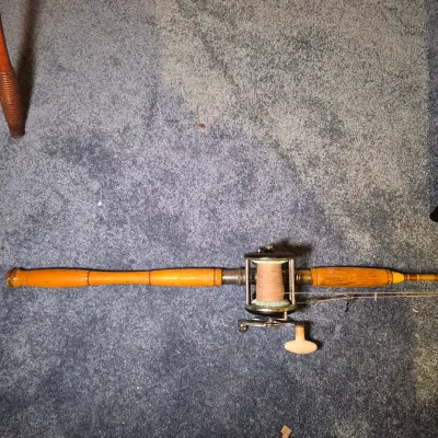LOT 172B2: Collection of Vintage Fishing Rods and Reels
