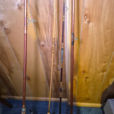 LOT 172B2: Collection of Vintage Fishing Rods and Reels