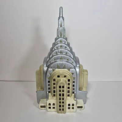 LOT 193K: Vintage Treasure Craft Chrysler Building Ceramic Cookie Jar