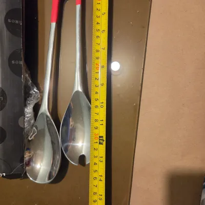 Sale Photo Thumbnail #168: BIG Serving Bowl, Martini Glass decor, 2 ft. candles and pretty salad serving set