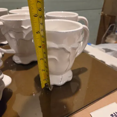Roscher Antique White Leaf Dishes
