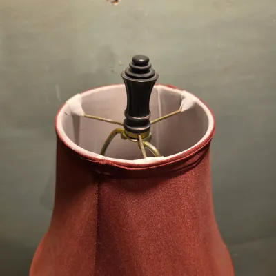Sale Photo Thumbnail #398: Tall Candlestick Lamp and smaller table lamp
