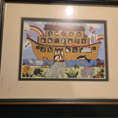 Noah's Ark and the Lighthouse - signed and numbered