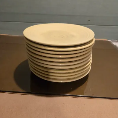 Sale Photo Thumbnail #213: Set of 11 Fiesta Lunch Plates in Yellow