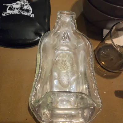 Flattened Bottle Spoon rests and bowls