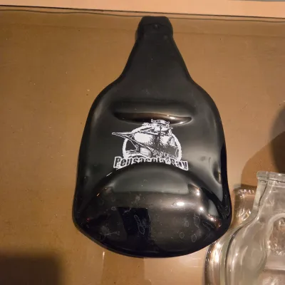 Flattened Bottle Spoon rests and bowls
