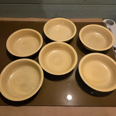 Sale Photo Thumbnail #240: Second lot of Coupe Cereal Bowls - Fiesta Yellow