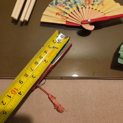Sale Photo Thumbnail #178: some very small fans, chopsticks, doll etc
