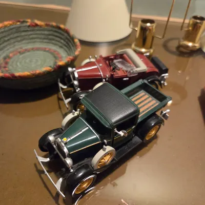 Little model cars, and a couple other items. strange lot, sorry!
