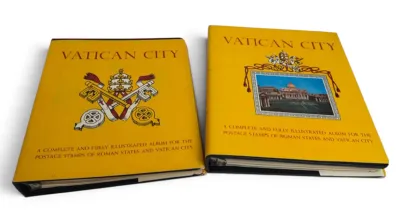 Sale Photo Thumbnail #37: Vatican city stamp albums