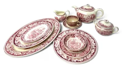 Sale Photo Thumbnail #12: Currier ives dishes