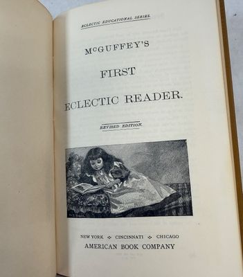 McGuffey's First Eclectic Reader Revised Edition Hardcover Book - 1920 Edition