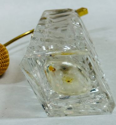 Vintage Cut Glass Perfume Atomizer Bottle
