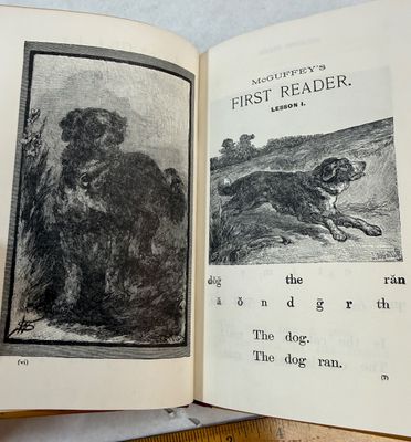 McGuffey's First Eclectic Reader Revised Edition Hardcover Book - 1920 Edition