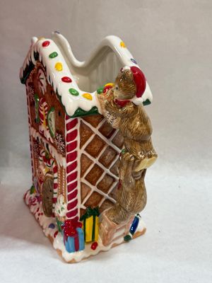 Fitz and Floyd First Ladies Collection Gingerbread Pitcher Coleen Christian Burke Coffee/Tea/Hot Chocolate.