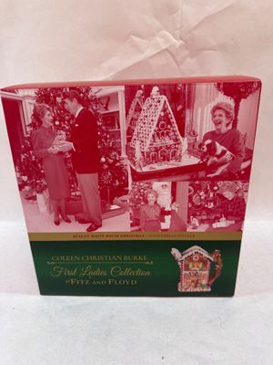 Fitz and Floyd First Ladies Collection Gingerbread Pitcher Coleen Christian Burke Coffee/Tea/Hot Chocolate.