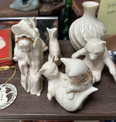 Sale Photo Thumbnail #73: Collection of Lenox white porcelain figurines