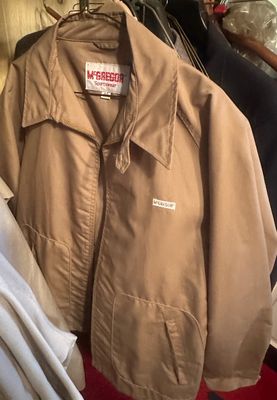 Sale Photo Thumbnail #16: Vintage McGregor Sportswear tan zip-up jacket in size 44