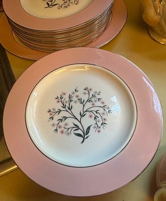 Sale Photo Thumbnail #5: Mid-century vintage ceramic plates 