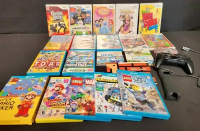 COLLECTION OF Wii GAMES (SOME EMPTY CARTRIDGES)