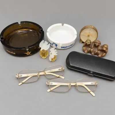 SAUDIA AIRLINES, SILJA LINE ASHTRAYS, AND MORE - LALIQUE