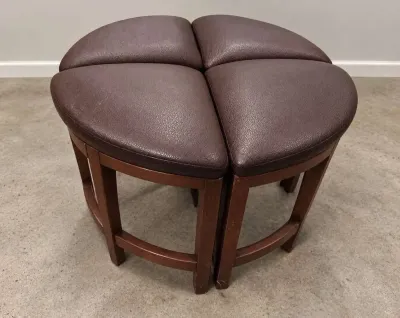 WEDGE-SHAPED STOOLS