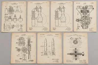 UNITED STATES ENGINE POSTERS - LOT OF SEVEN