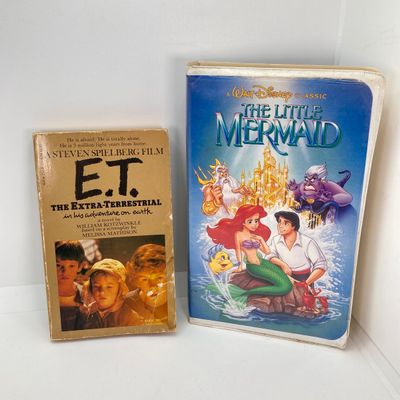 LOT 532: Classic Entertainment Collection - "Rick Grimes" Figurine in Original Box, VHS Disney's The Little Mermaid Movie,...